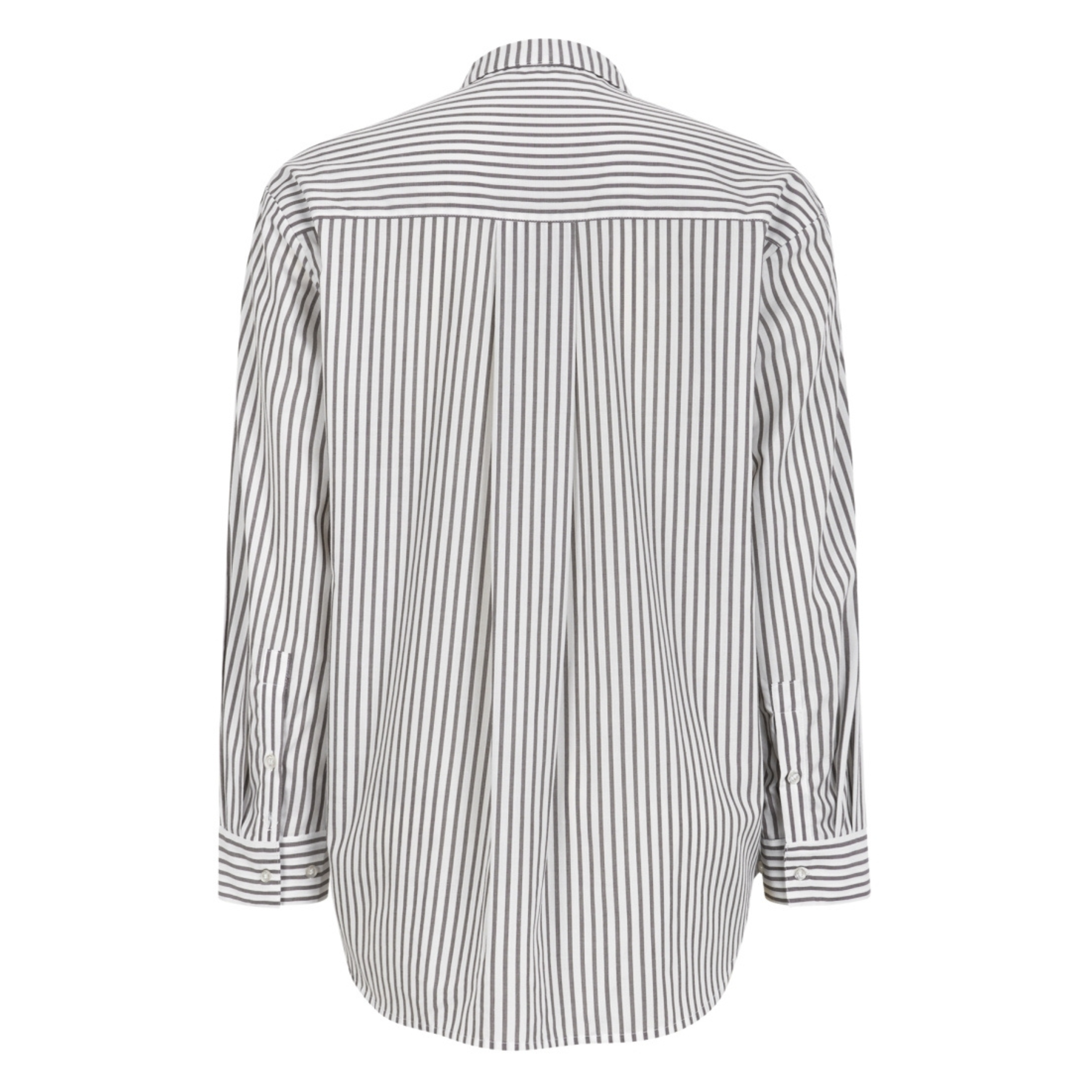 SOFT REBELS - SKJORTE - VERONICA SR125-705 - STRIPED SNOW/WHITE/COFFEE QUARTZ
