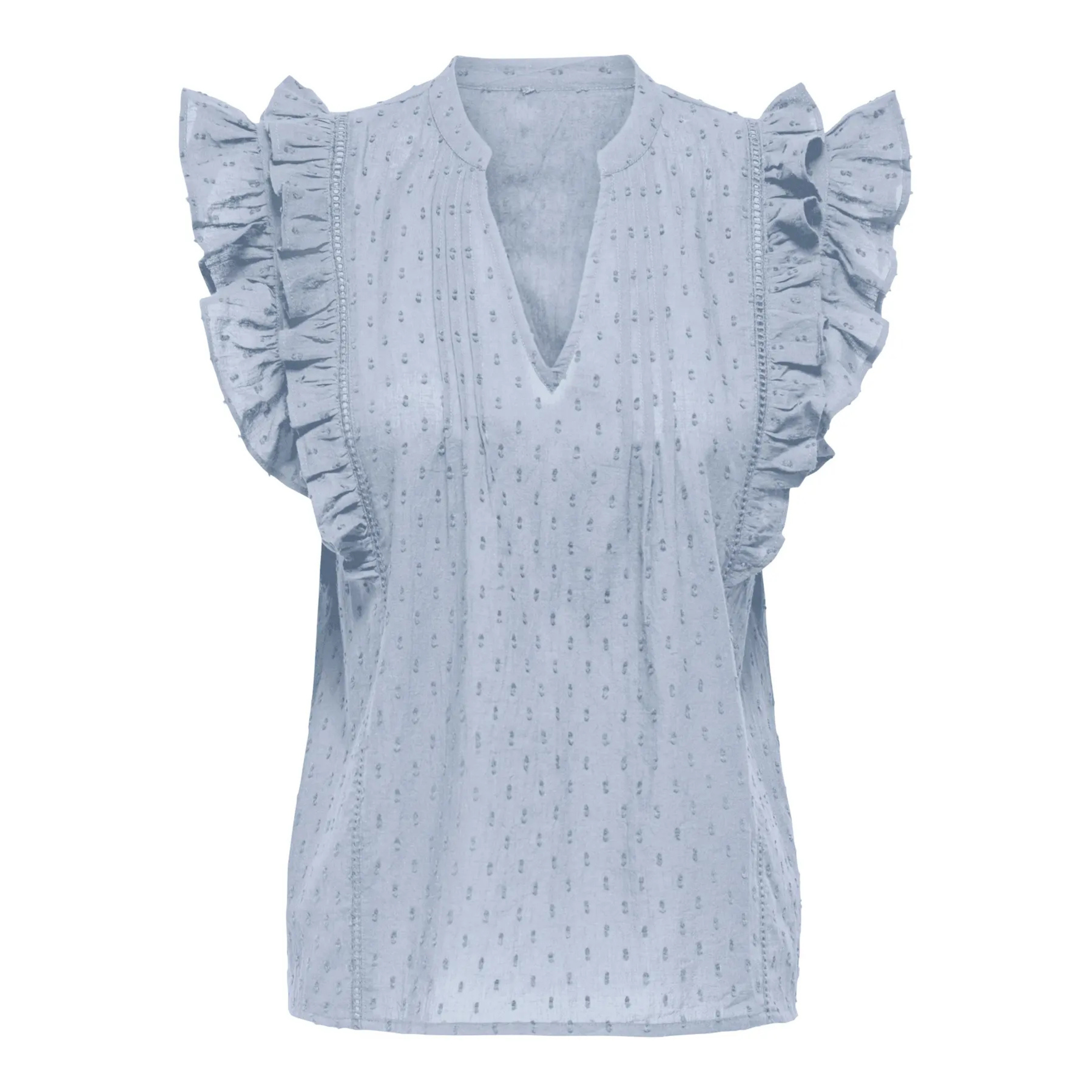 ONLY - TOP - RAINA 15365888 - SOFT CHAMBRAY