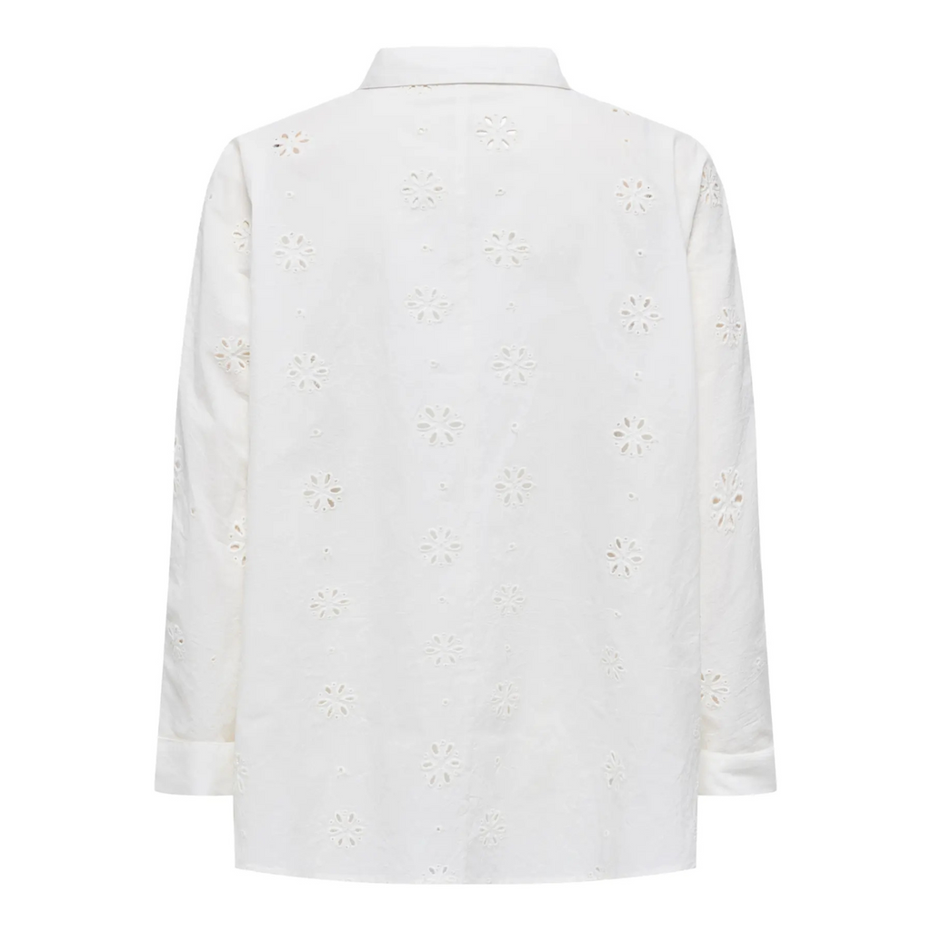 ONLY - SKJORTE - NEW LINA GRACE 15360467 - CLOUD DANCER