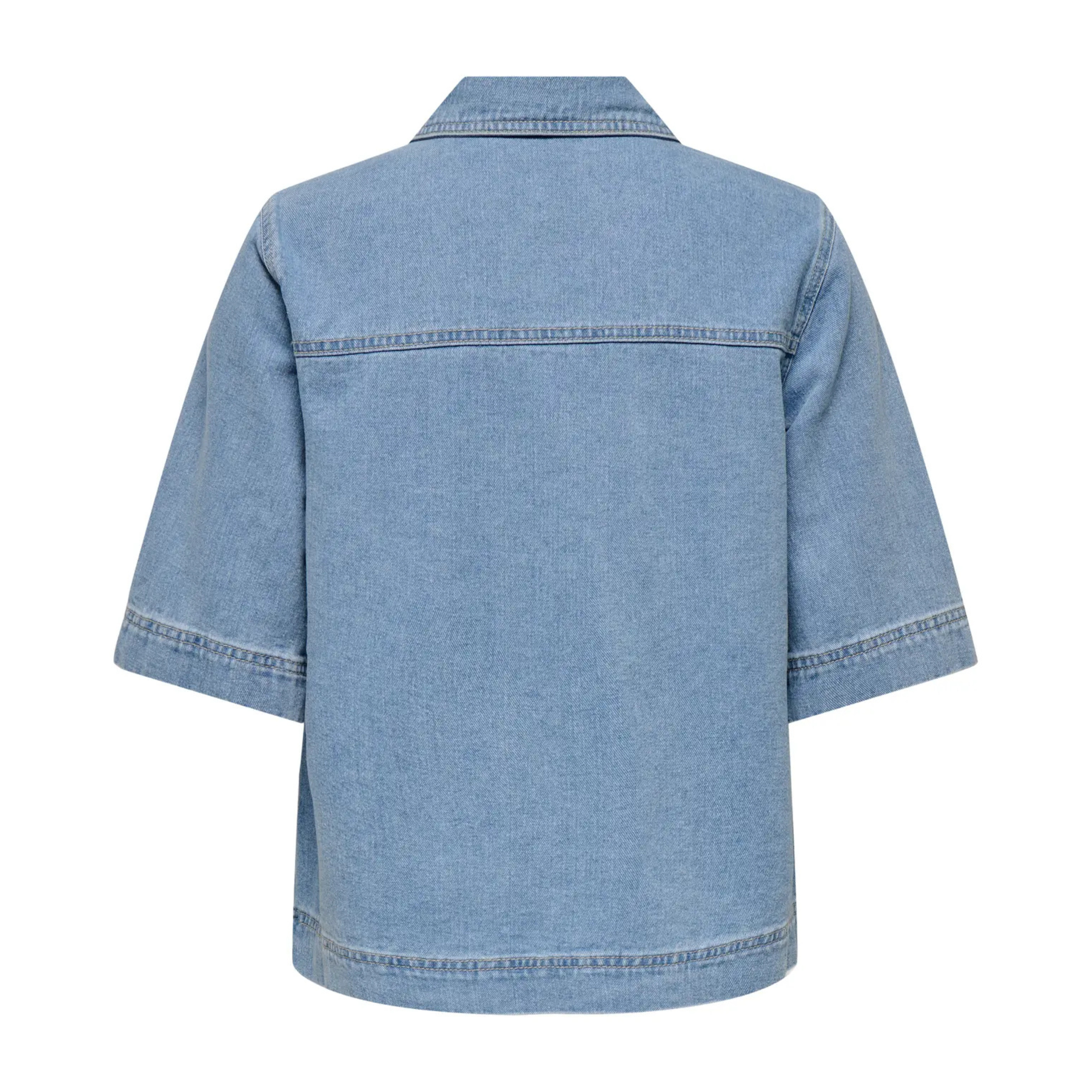 ONLY - DENIMSKJORTE - BELLE 15347084 - LIGHT BLUE DENIM