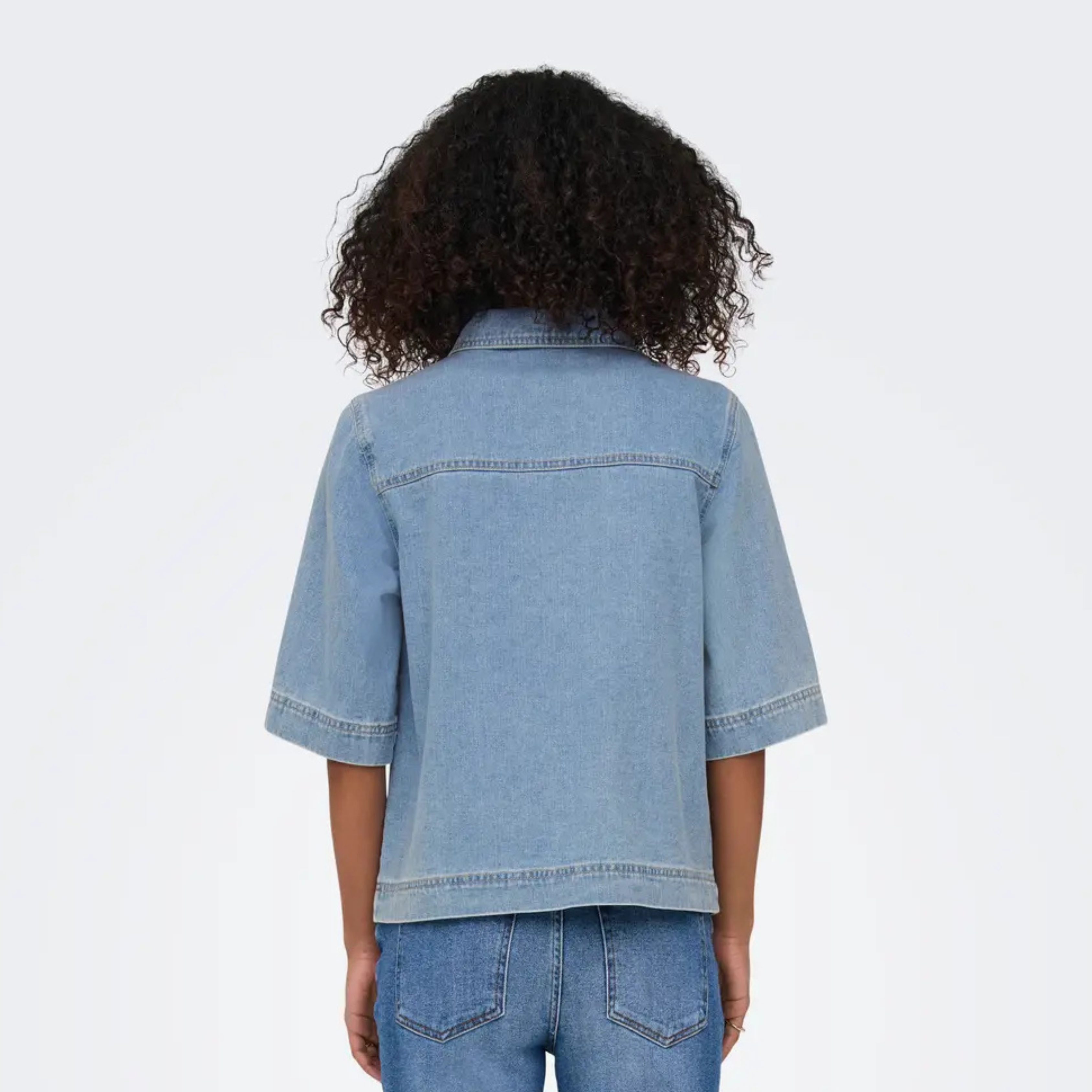 ONLY - DENIMSKJORTE - BELLE 15347084 - LIGHT BLUE DENIM