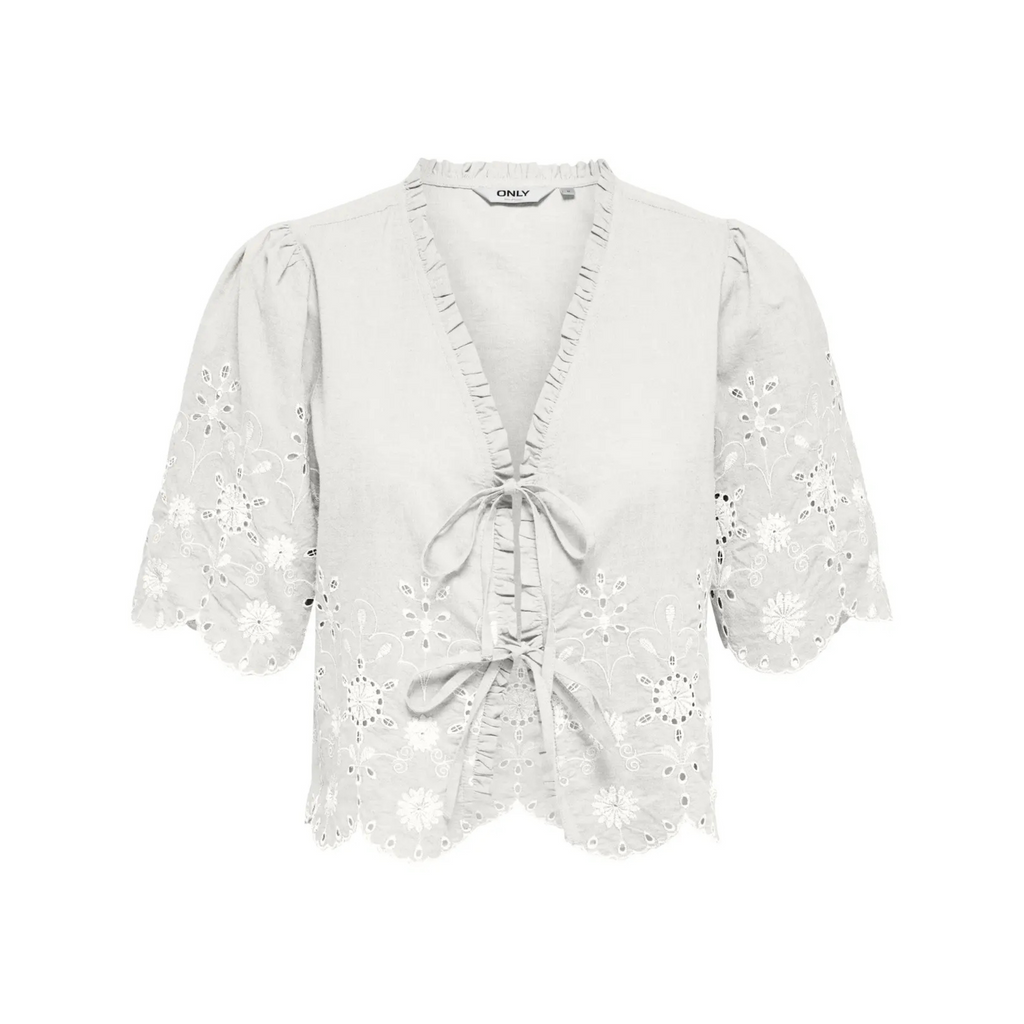 ONLY - BLUSE - MIFFY 15364399 - CLOUD DANCER