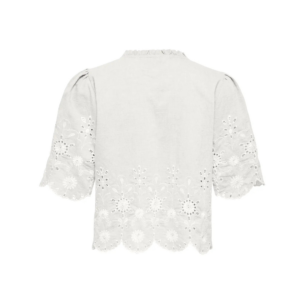 ONLY - BLUSE - MIFFY 15364399 - CLOUD DANCER