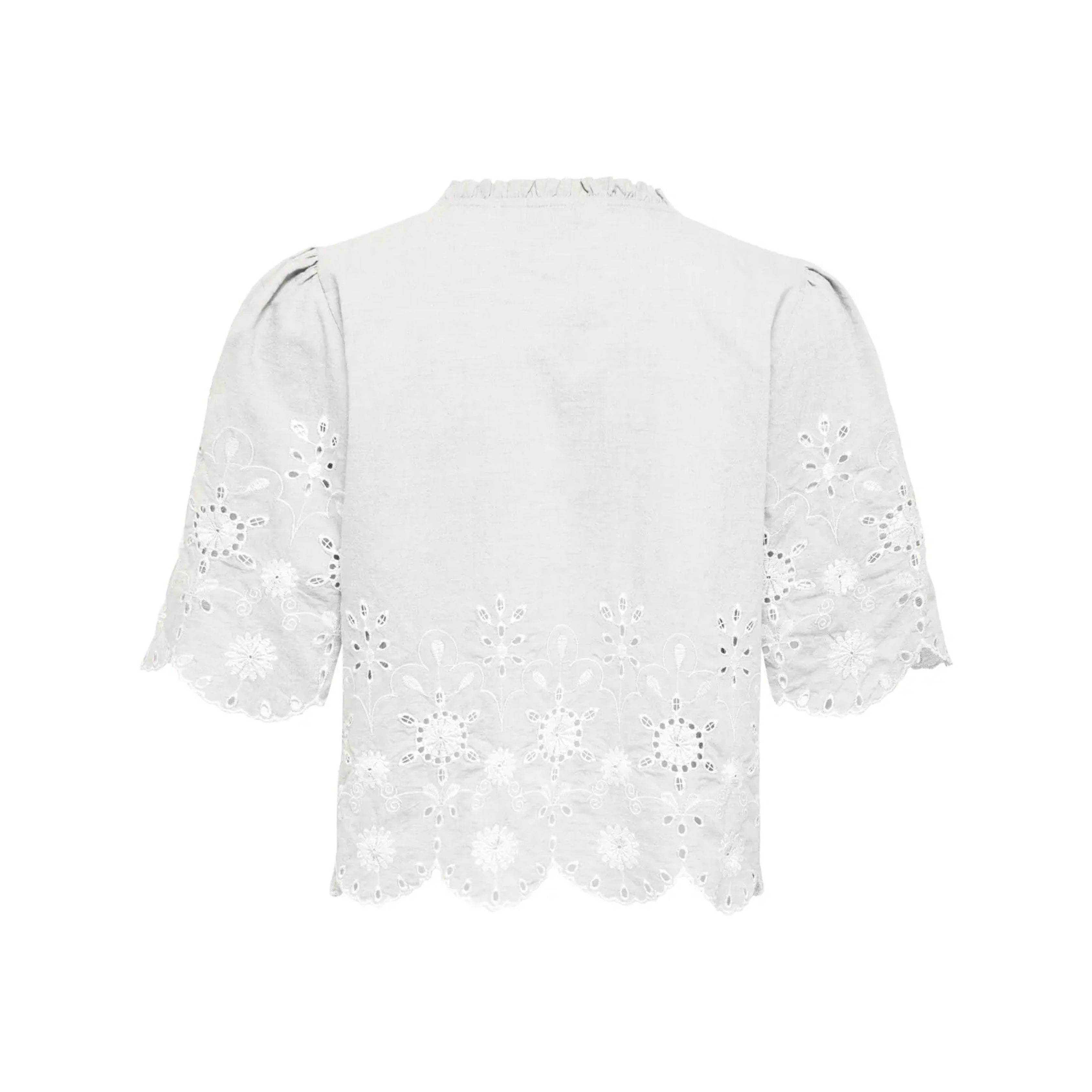 ONLY - BLUSE - MIFFY 15364399 - CLOUD DANCER
