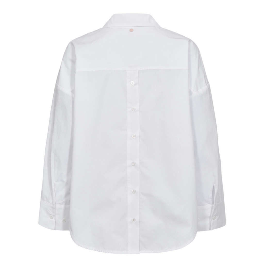 NÜMPH - SKJORTE - MENJA 706033 - BRIGHT WHITE