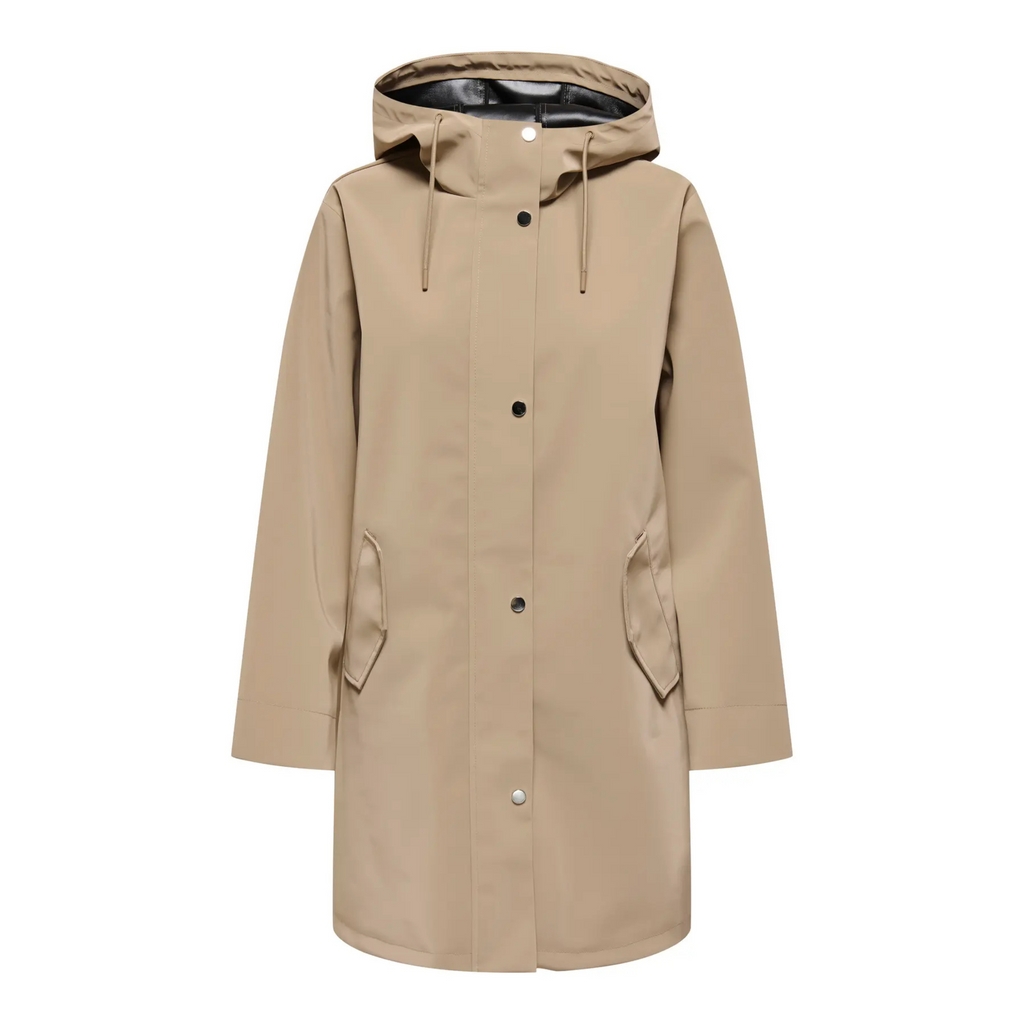 ONLY - REGNJAKKE - SIA 15361318 - SILVER MINK