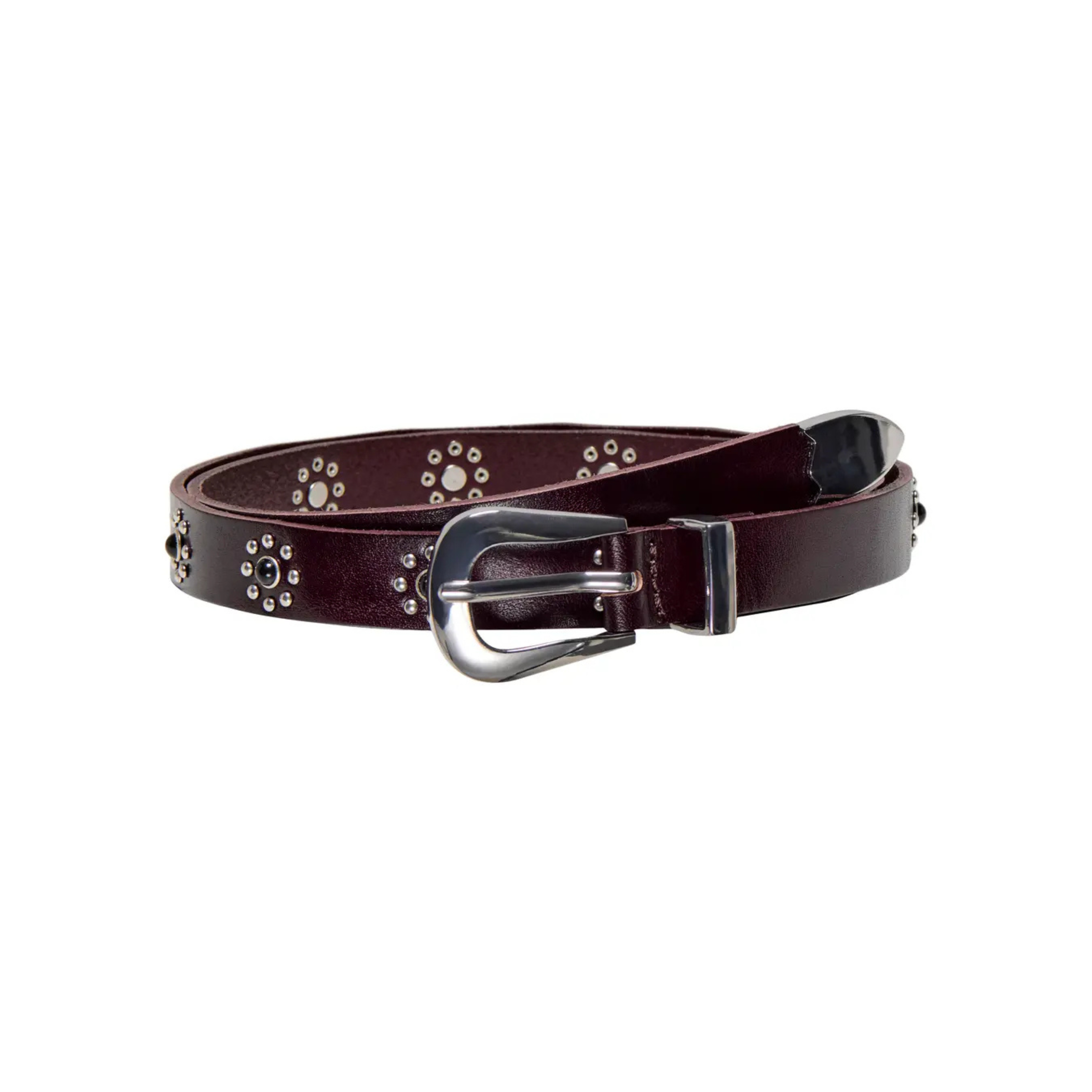 ONLY - BÆLTE - KARLI 15372333 - CHOCOLATE MARTINI/SILVER