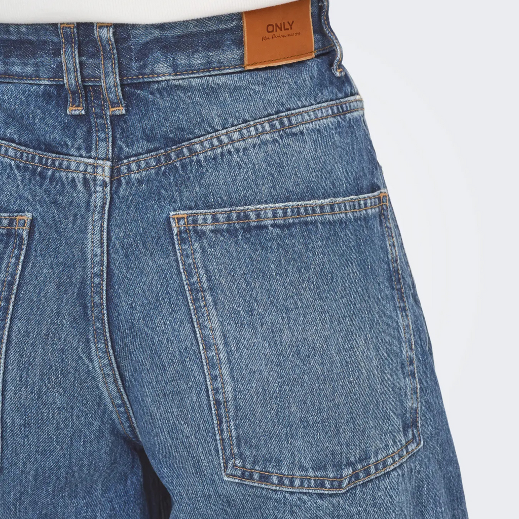 ONLY - JEANS - TAYLOR BARREL 15352198 - DARK BLUE DENIM