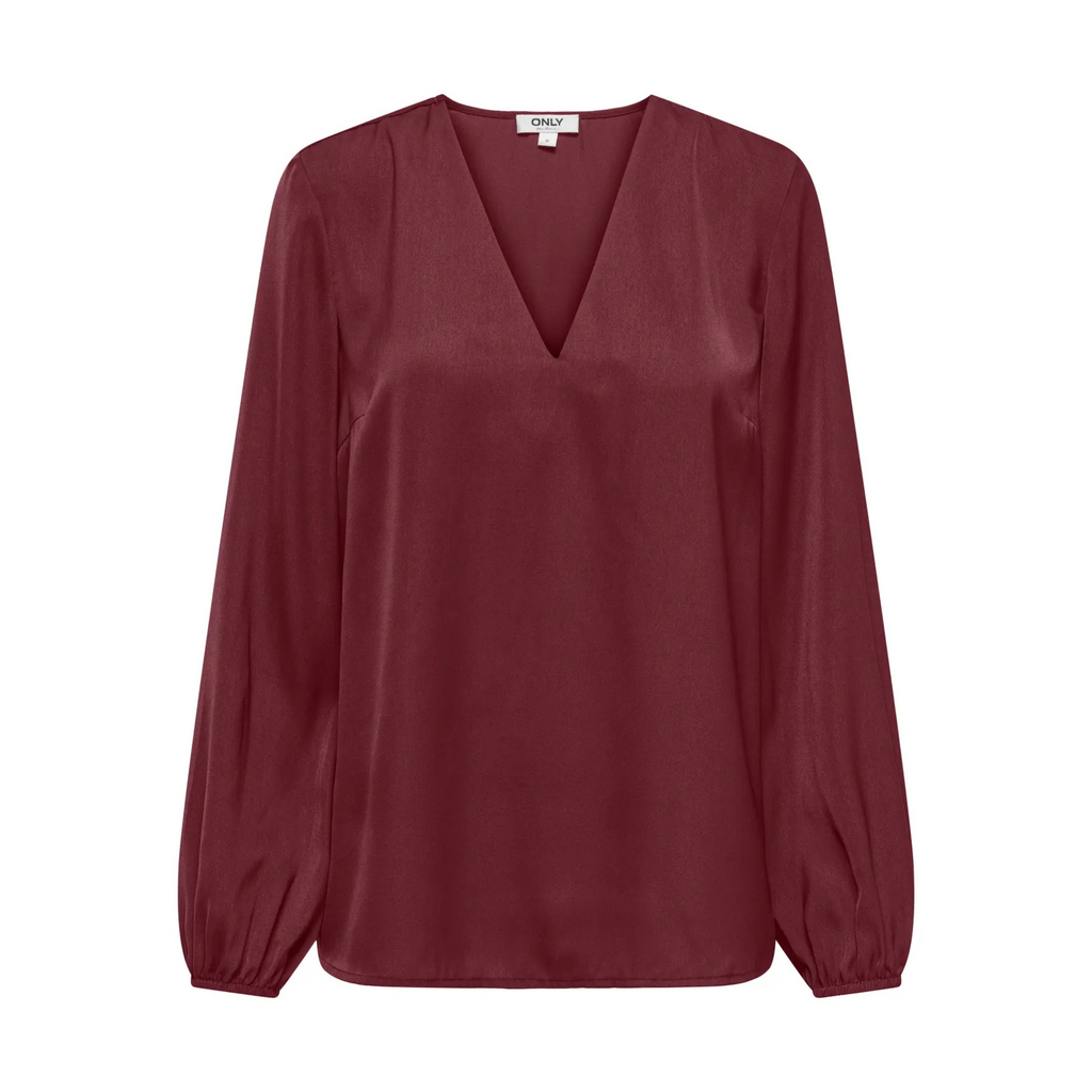 ONLY - BLUSE - LUCY 15358101 - TAWNY PORT