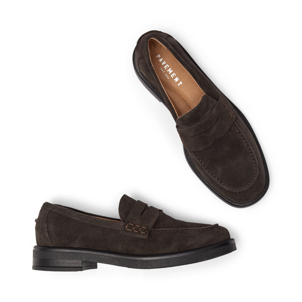 PAVEMENT - LOAFERS - SHELLY 24148-1 - BROWN SUEDE
