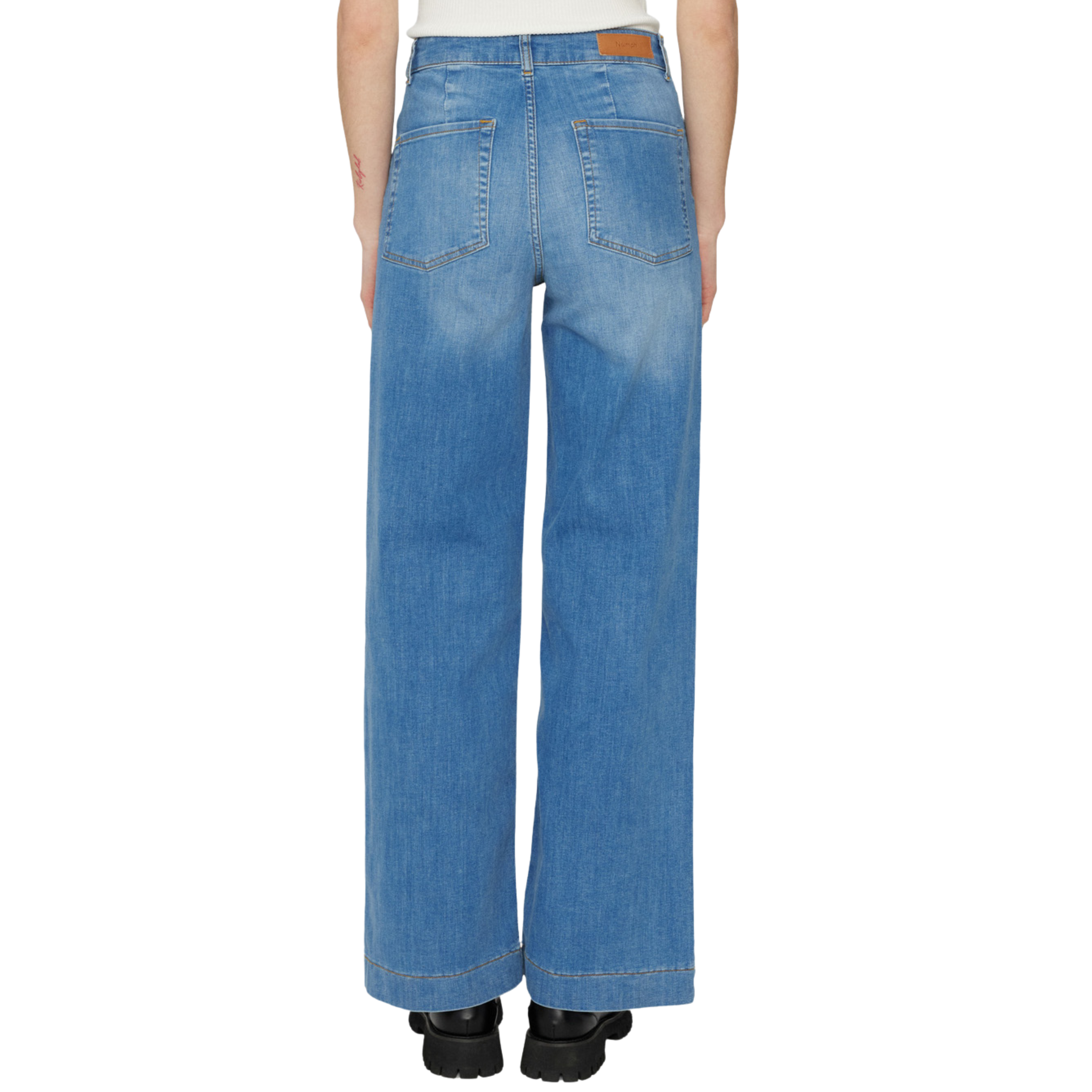 NÜMPH - JEANS - PARIS WIDE 706835 - LIGHT BLUE DENIM