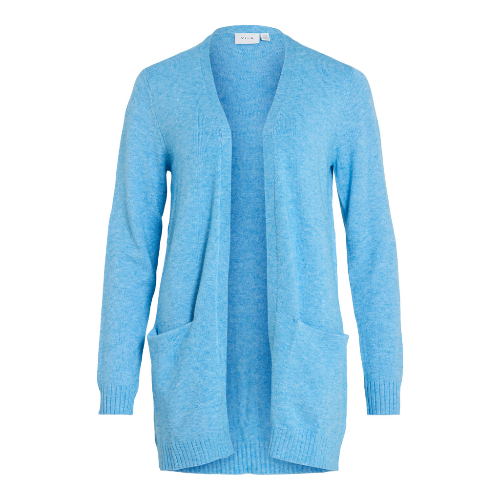 VILA - CARDIGAN - RIL 14044041 - BLISSFULL BLUE LIGHT MELANGE