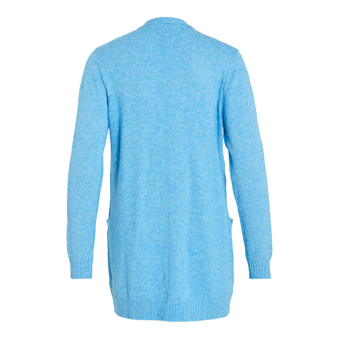 VILA - CARDIGAN - RIL 14044041 - BLISSFULL BLUE LIGHT MELANGE