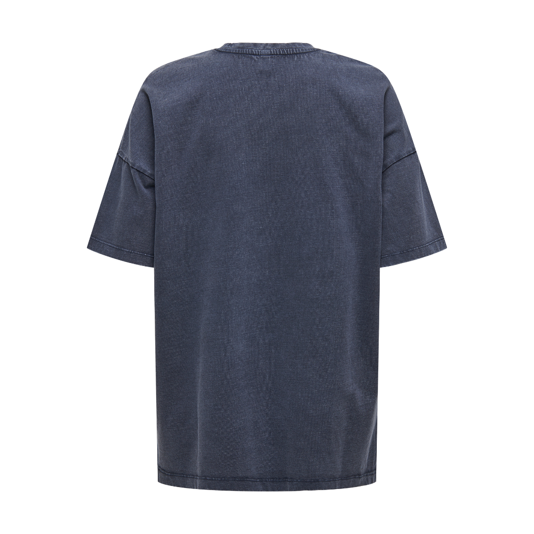 ONLY - T-SHIRT - MANDY 15336997 - NAVY BLAZER PRINT/INTUITION