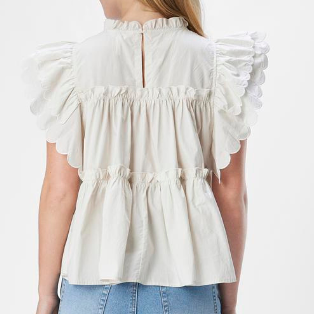 OBJECT - TOP - HOPE 23044943 - WHITE SAND