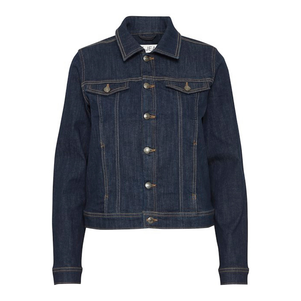PULZ - DENIMJAKKE - KATJA 50208246 - UNWASHED DENIM