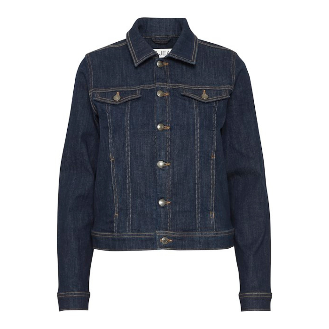 PULZ - DENIMJAKKE - KATJA 50208246 - UNWASHED DENIM