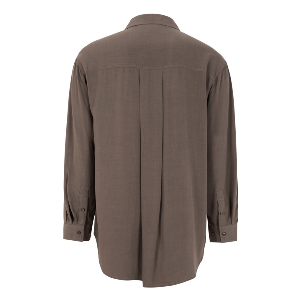 SOFT REBELS - SKJORTE - FREEDOM LOOSE SR125-708 - COFFEE QUARTZ