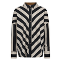 NÜMPH - SKJORTE - MINZU STRIPE 706112 - CAVIAR
