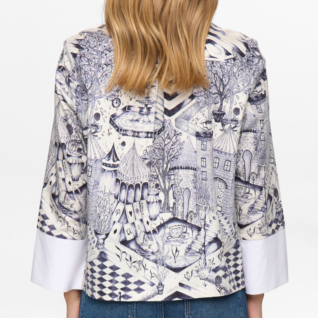 NÜMPH - SKJORTE - GARDENIA 706259 - CLOUD DANCER
