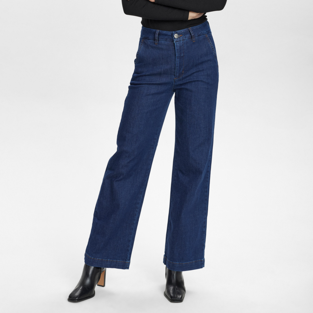 NÜMPH - JEANS - AMBER LONG 705509 - DARK BLUE DENIM1