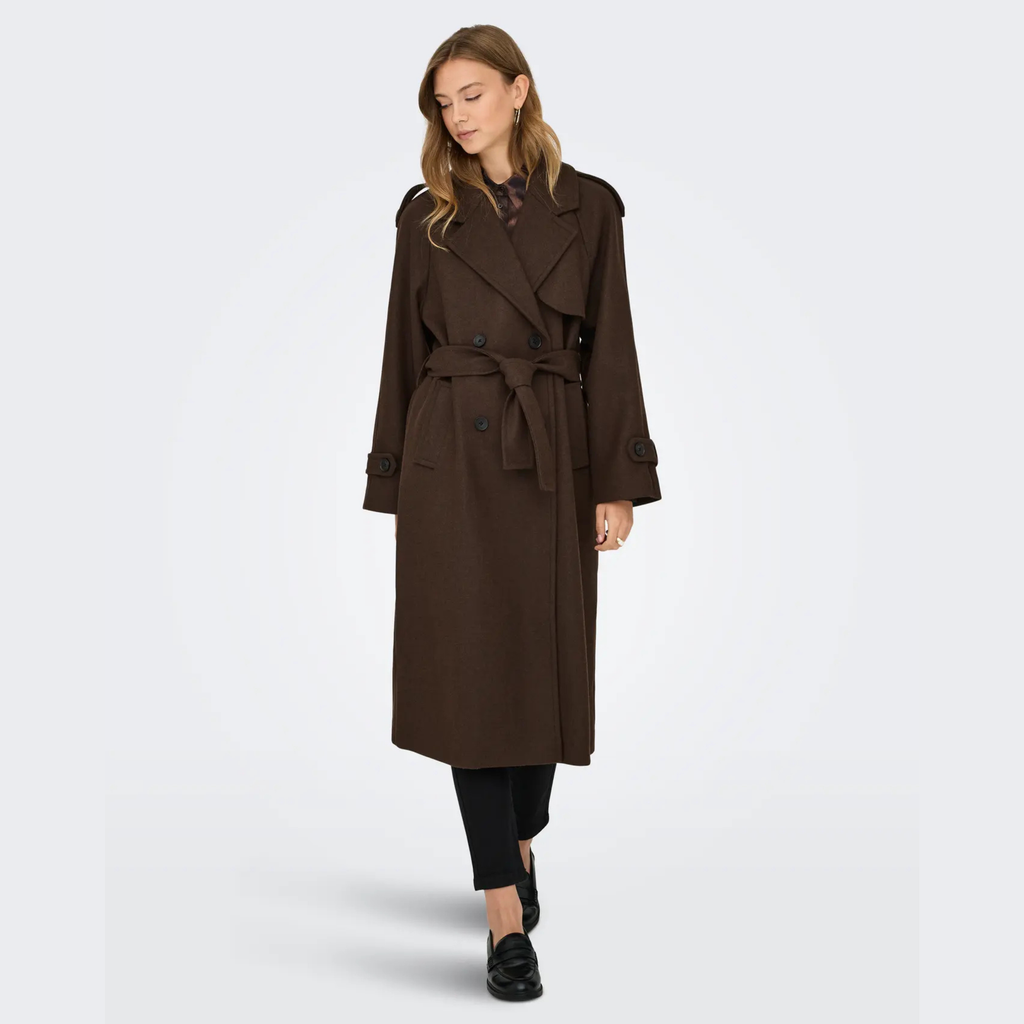 ONLY - FRAKKE - DEAR-TRILLION 15344734 - CHOCOLATE BROWN MELANGE