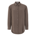 SOFT REBELS - SKJORTE - FREEDOM LOOSE SR125-708 - COFFEE QUARTZ