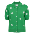 NÜMPH - CARDIGAN - MARGITTA 706321 - VIBRANT GREEN