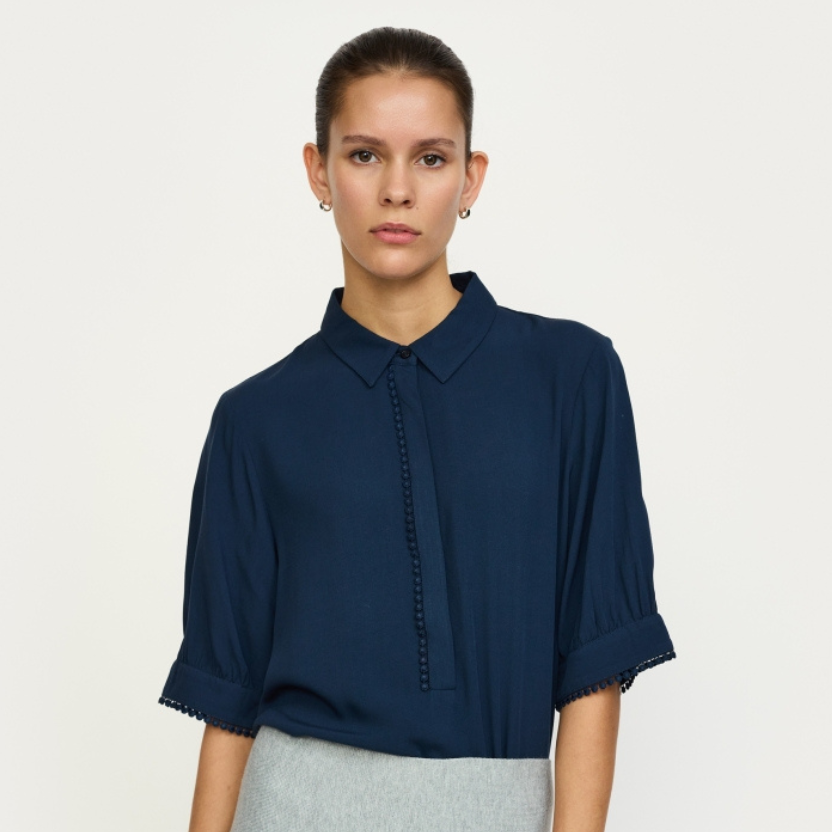 SOFT REBELS - BLUSE - EBBA SR126-700 - TOTAL ECLIPSE