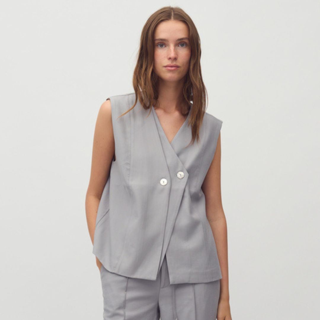 MBYM - VEST - ALFONSINA 43450096 - ULTIMATE GRAY