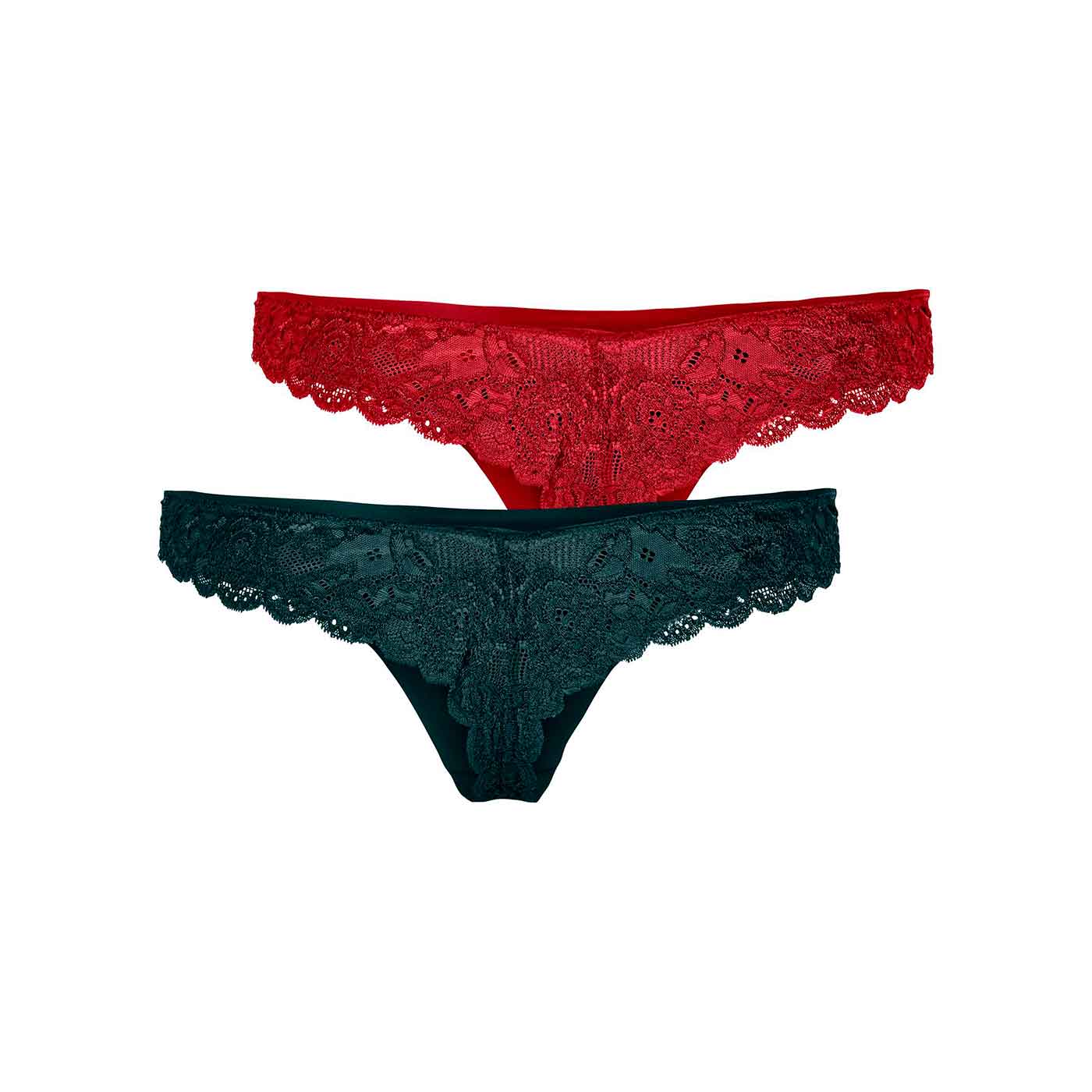 ONLY - TRUSSER - CHLOE LACE X-MAS 2-PACK 15276428 - PONDEROSA PINE